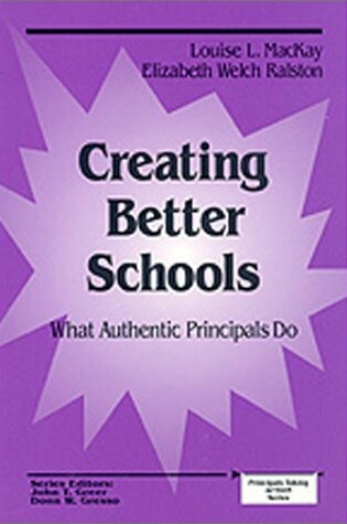 Cover of Creating Better Schools