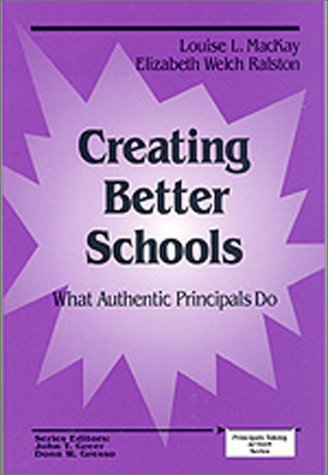 Cover of Creating Better Schools