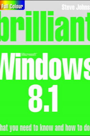 Cover of Brilliant Windows 8.1