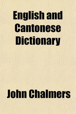 Book cover for English and Cantonese Dictionary