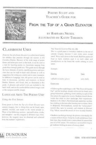 Cover of From the Top of a Grain Elevator Teachers' Guide