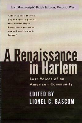 Book cover for A Renaissance in Harlem: Lost Voices of an American Community