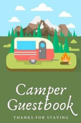 Cover of Camper Guestbook Thanks For Staying
