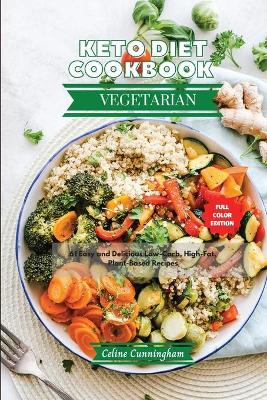 Book cover for Keto Diet Cookbook - Vegetarian Recipes