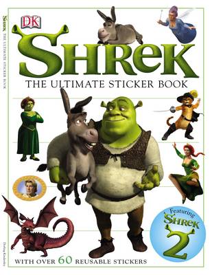 Book cover for "Shrek" Ultimate Sticker Book