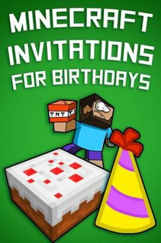 Cover of Minecraft Invitations for Birthdays