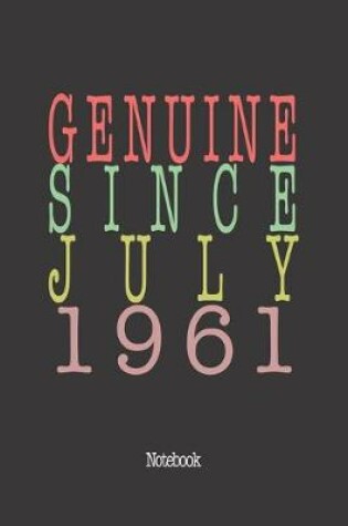 Cover of Genuine Since July 1961