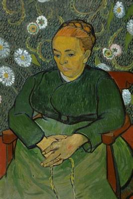 Book cover for La Berceuse - Portrait of Madame Roulin, Vincent Van Gogh. Ruled Journal