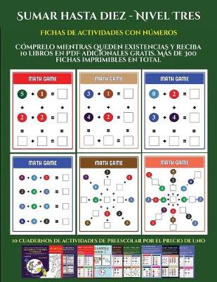 Cover of Fichas de actividades con números (Sumar hasta diez - Nivel Tres)