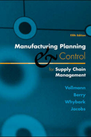 Cover of Manufacturing Planning and Control Systems