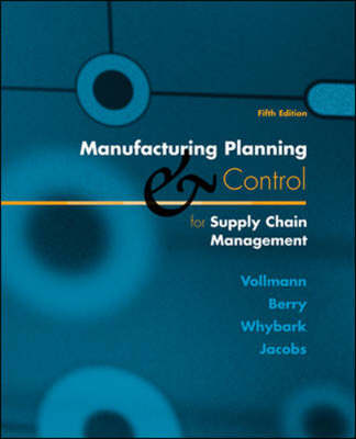 Book cover for Manufacturing Planning and Control Systems