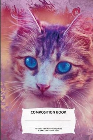 Cover of Vintage Paper Cute Cat Composition Notebook, College Ruled