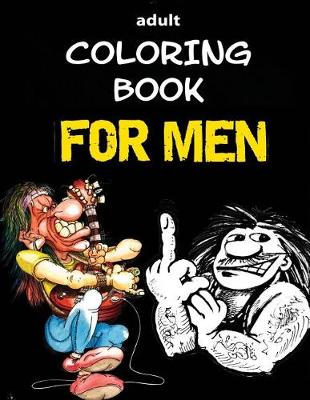Book cover for Adult Coloring Book - For Men