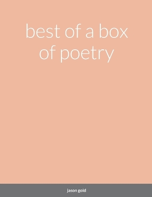 Book cover for best of a box of poetry