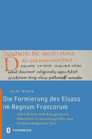 Cover of Die Formierung Des Elsass Im Regnum Francorum