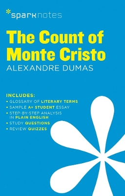 Book cover for The Count of Monte Cristo SparkNotes Literature Guide