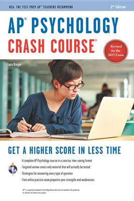 Book cover for AP(R) Psychology Crash Course Book + Online