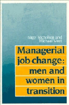 Book cover for Managerial Job Change