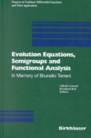 Cover of Evolution Equations, Semigroups and Functional Analysis