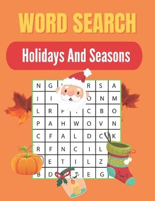 Book cover for Word Search Holidays And Seasons