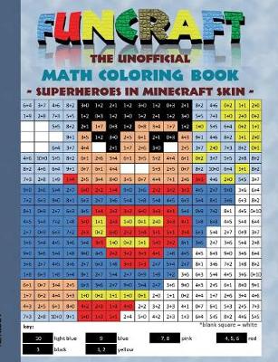 Book cover for Funcraft - The Unofficial Math Coloring Book