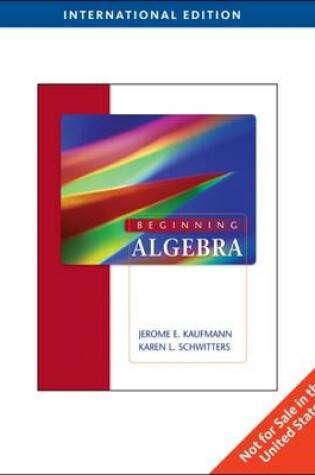 Cover of Beginning Algebra