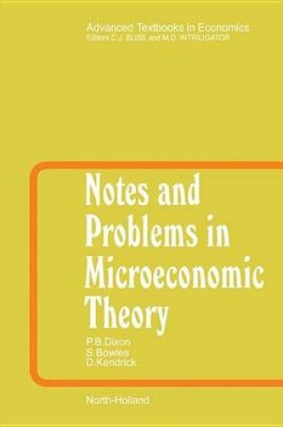 Cover of Notes and Problems in Microeconomic Theory