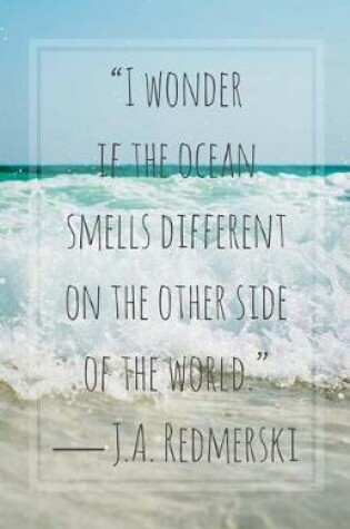 Cover of Ocean Waves Beach Travel Quote