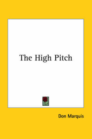 Cover of The High Pitch