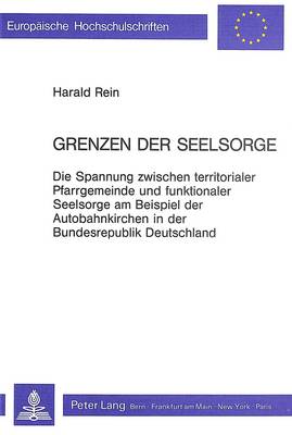 Cover of Grenzen Der Seelsorge