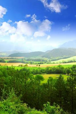 Book cover for The Beautiful Green Mountainous Landscape of Eastern France