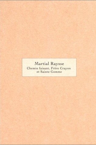 Cover of Martial Raysse