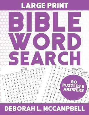 Cover of Large Print Bible Word Search