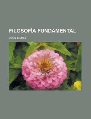 Book cover for Filosofia Fundamental