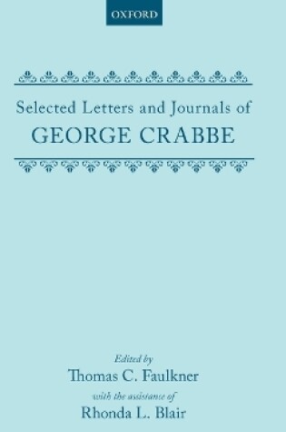 Cover of Selected Letters and Journals of George Crabbe