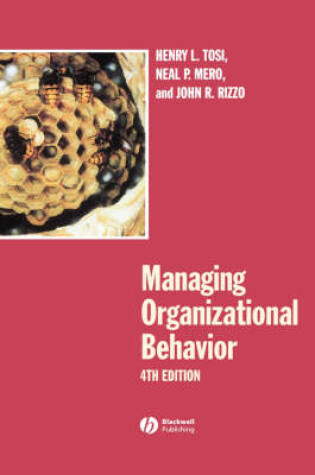 Cover of Managing Organizational Behaviour