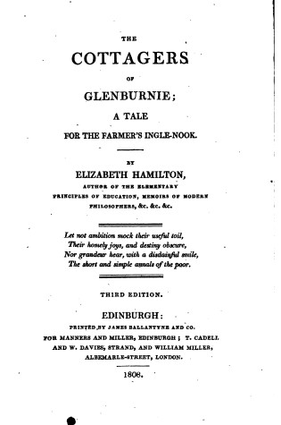 Cover of Cottagers Glenburnie