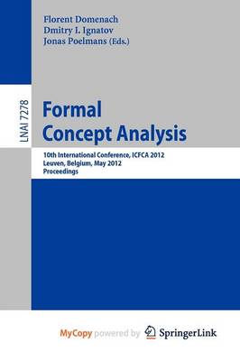 Cover of Formal Concept Analysis