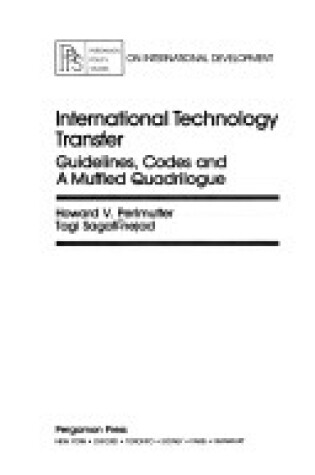 Cover of International Technology Transfer