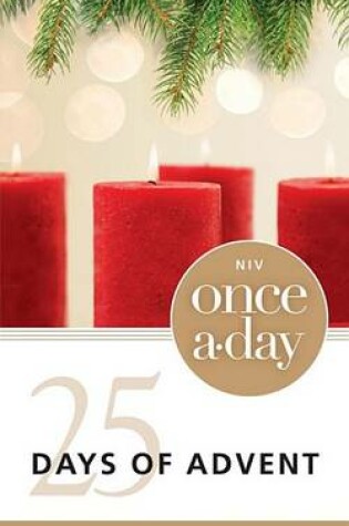 Cover of Niv, Once-A-Day 25 Days of Advent Devotional, Paperback