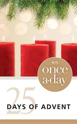 Book cover for Niv, Once-A-Day 25 Days of Advent Devotional, Paperback