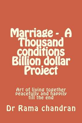 Book cover for Marriage -A Thousand Conditions Billion dollar Project