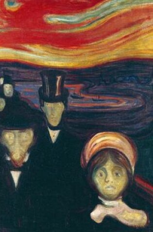 Cover of Anxiety, Edvard Munch. Blank Journal