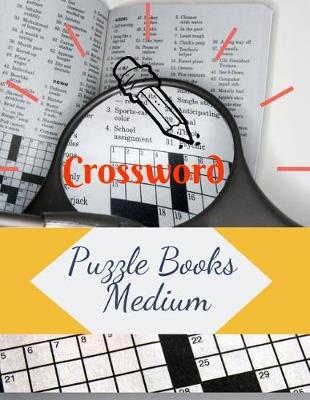 Book cover for Crossword Puzzle Books Medium