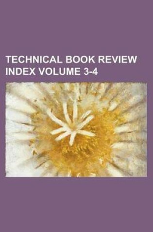 Cover of Technical Book Review Index Volume 3-4