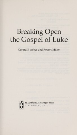 Book cover for Breaking Open the Gospel of Luke
