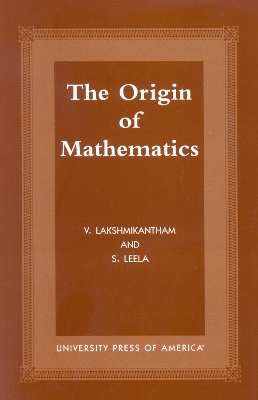 Book cover for The Origins of Mathematics