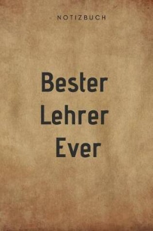 Cover of Bester Lehrer Ever Notizbuch