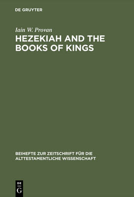 Cover of Hezekiah and the Books of Kings