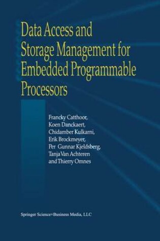 Cover of Data Access and Storage Management for Embedded Programmable Processors